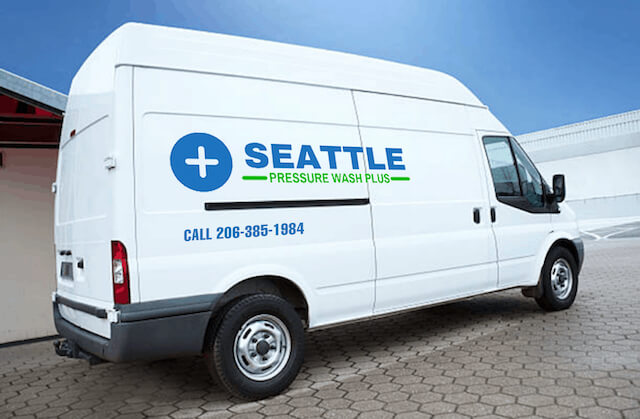 seattle pressure washing van